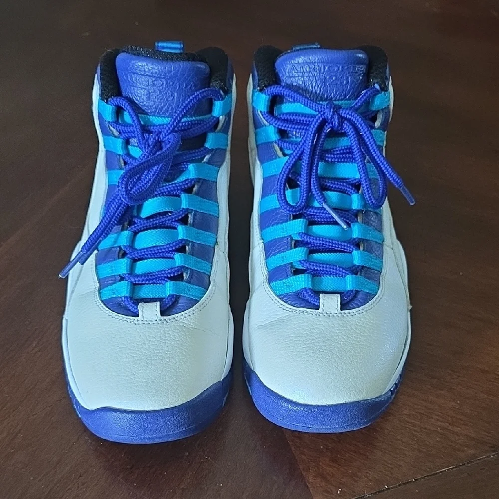 (J46) Mens Air Jordan Sneakers Retro 10 (2016) Sz 9 - Picture 4 of 10